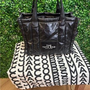 Marc Jacobs Black Leather Tote